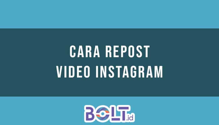 Repost Video Instagram